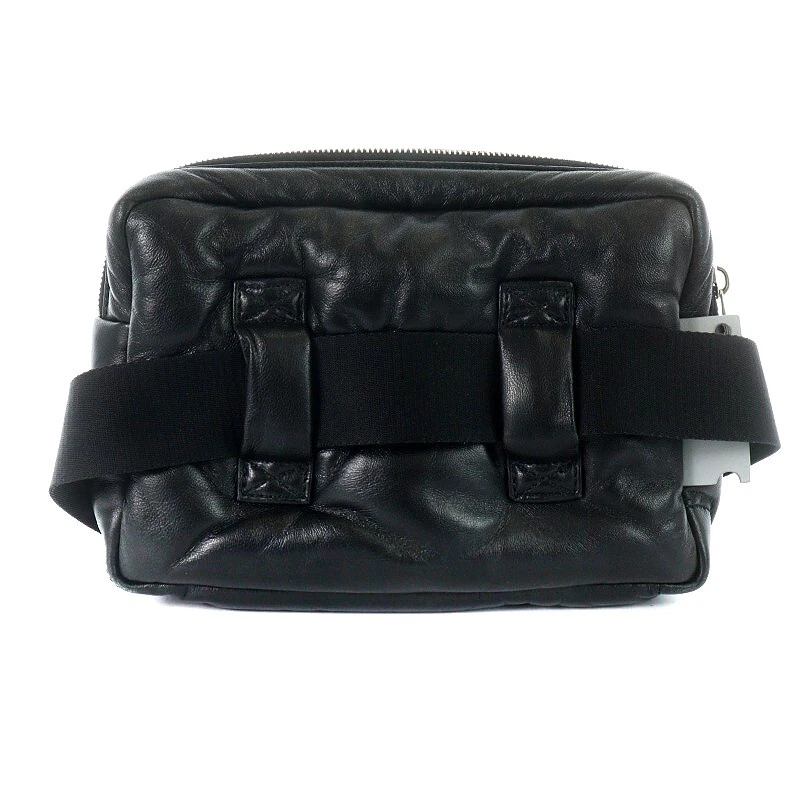 Off-White Off White 21Aw Meteor Nappa Leather Belt Bag Shoulder Black /Ak27
