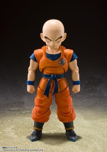 Dragon Ball Z S.H Figuarts Krillin Earth's Strongest Man 12 cm - Imagen 2 de 6