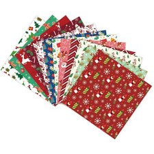 12Pcs Christmas Wrapping Paper Cardmaking for Wedding Holiday Thanksgiving