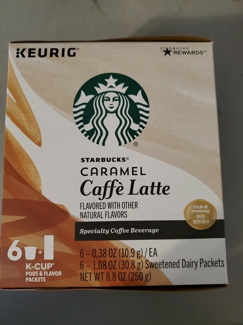 starbucks caramel caffe latte k cups
