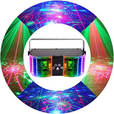 15W 4Beam RGBW LED Strobe Laser Lichteffekt Projektor Bühnenlicht Disco DJ Party
