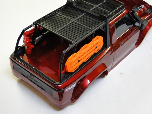NEW TRAXXAS TRX-4 SPORT HIGH TRAIL Body Factory Painted RED +Expedition Kit RZ3R - Picture 3 of 4