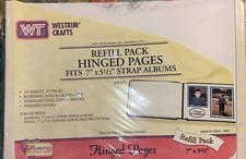 Westrim Crafts Hinged Pages 5.5x7 29315 Refill Pack 10 sheets 20 Pages Memories