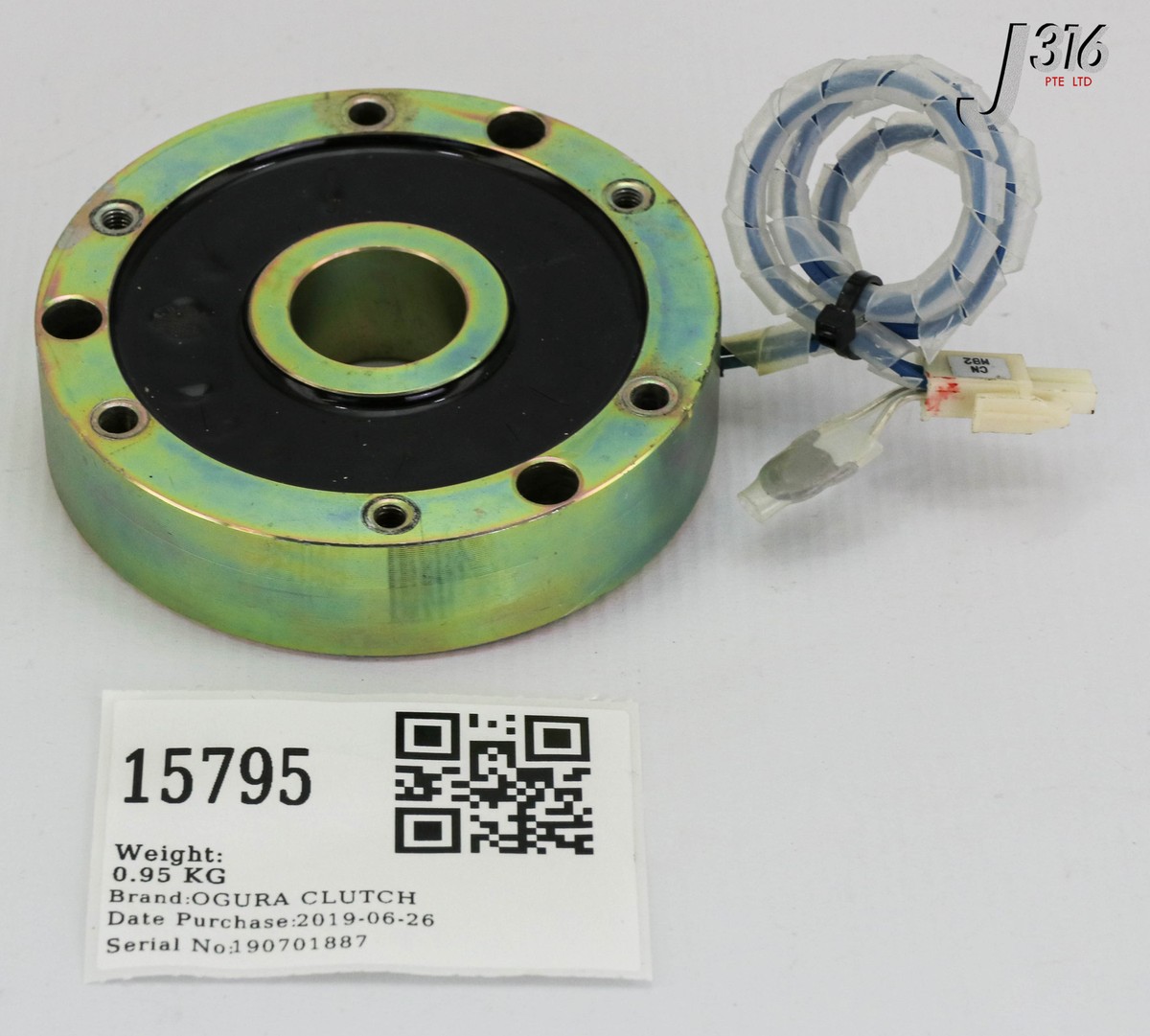 専用　C 15795 OGURA CLUTCH ELECTROMAGNETIC BRAKE CLUTCH (PARTS) RNB 1.2G