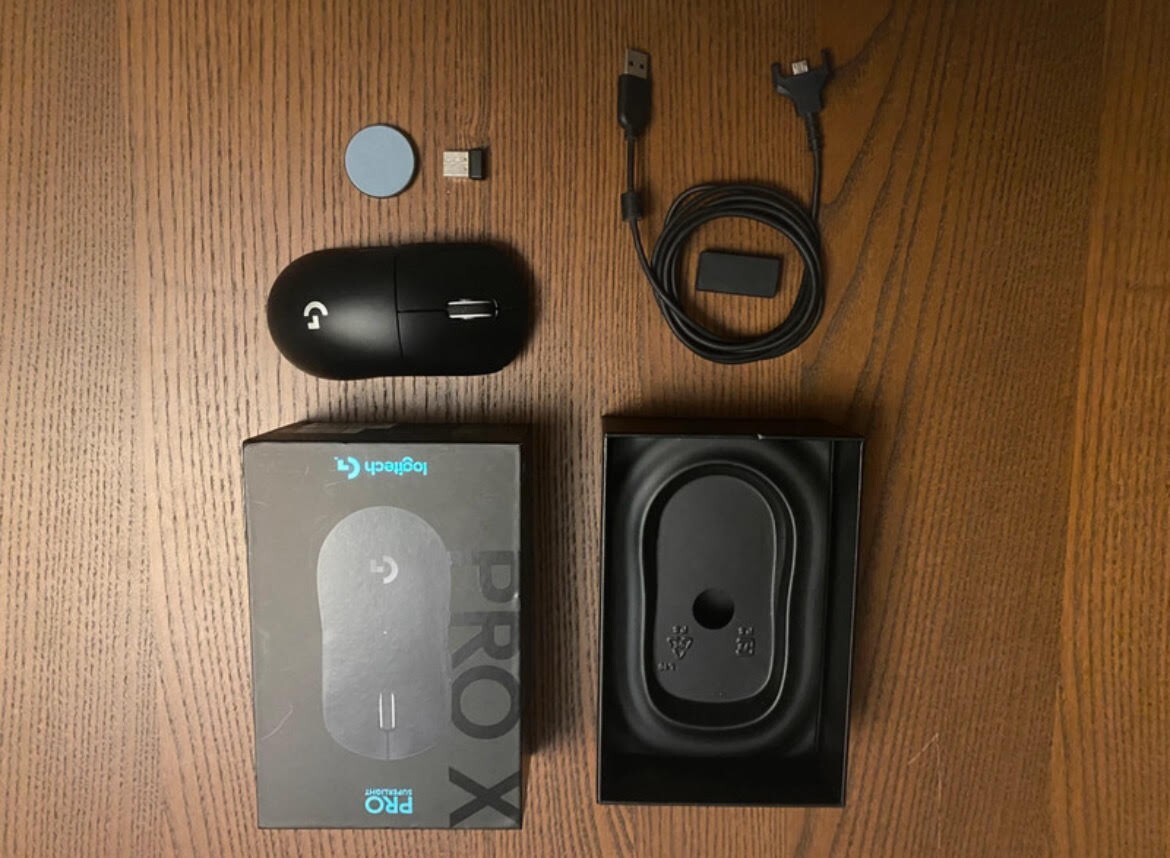 Souris gamer sans latence Logitech G Pro Wireless noir ultra légère 80g
