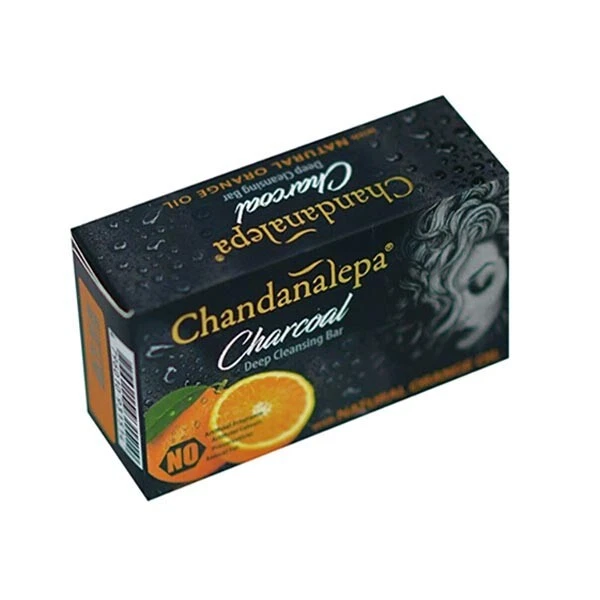 Jabón de hierbas Ayurveda carbón Chandanalepa belleza salud corporal envío gratuito Foto 3 de 3