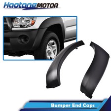 Bumper End Caps Fit For 2005-2011 Toyota Tacoma Set Of 2 Front Primed Black