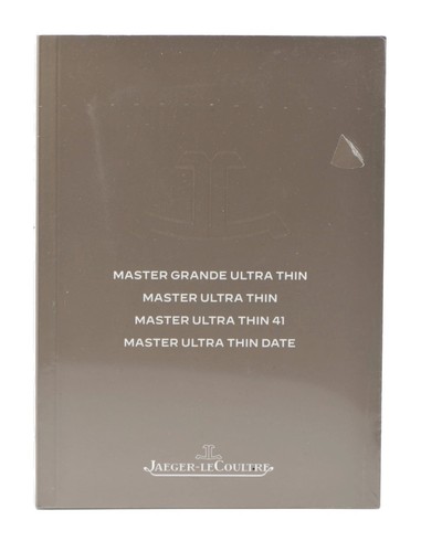 Jaeger LeCoultre Master Grande Ultra Thin Booklet Manual