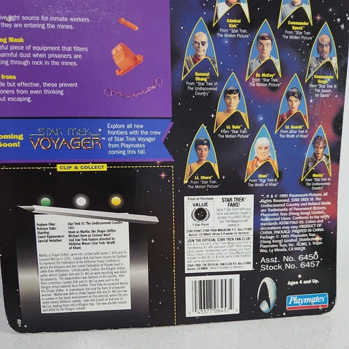 MARTIA - Star Trek: Classic Movie Series Playmates 1995 Vintage Figure BNIB - Picture 5 of 6