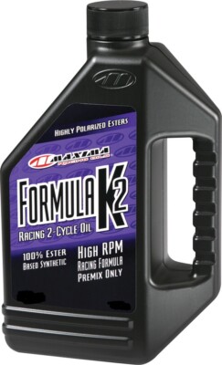 MAXIMA FORMULA K2 100% Synthetic Ester 2T 2-Cycle/Stroke Pre-Mix Engine Oil 1L