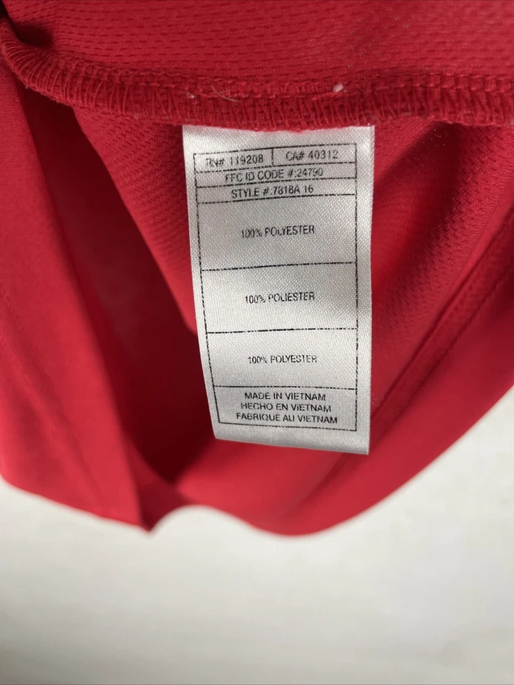 Camiseta Adidas Houston Rockets Ryan Anderson Roja NBA Para Hombre Pequeña S Foto 4 de 4