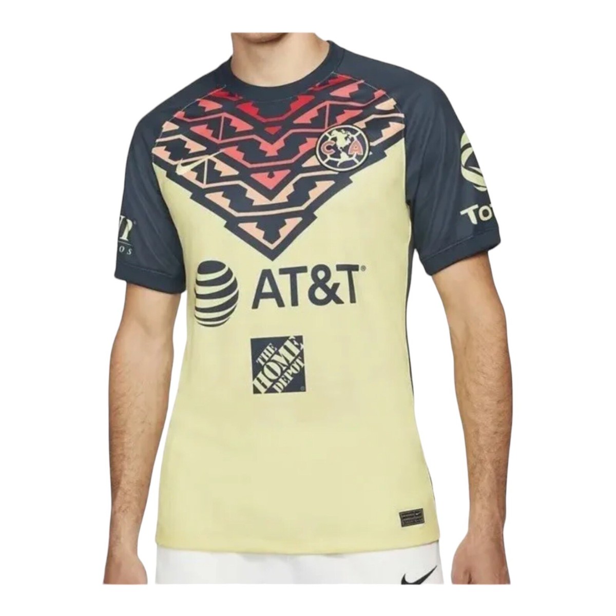 Nike 2020-21” Club America Stadium Home Jersey Mens Size Small