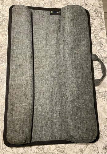 Lap-Gear Laptop Desk For Home / Travel - Gray Bottom - Black Top With Mouse Pad