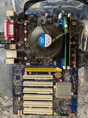 Foxconn H61AP Motherboard + CPU + Memory and Cooler --- 6 PCI slots