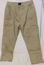 Condor Outdoor Mens Cargo Pants Tan Khaki Polyester Blend Size 36 X 34