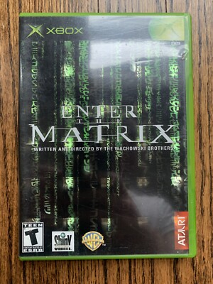 XBox - Enter the Matrix Video Game - Good Condition