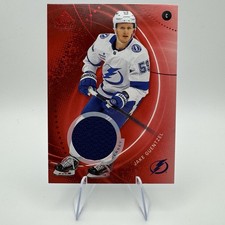 2025-26 Upper Deck SP Game Used Jake Guentzel Red Jersey #168 Lightning