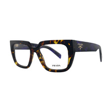 Prada PR A03V Havana / Magma Purple Eyeglasses Frames 52mm 18mm 140mm - 140-1O1