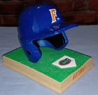 2016 - Super Rare - FLORIDA Gators - BASEBALL Batting HELMET Solid Resin Figure