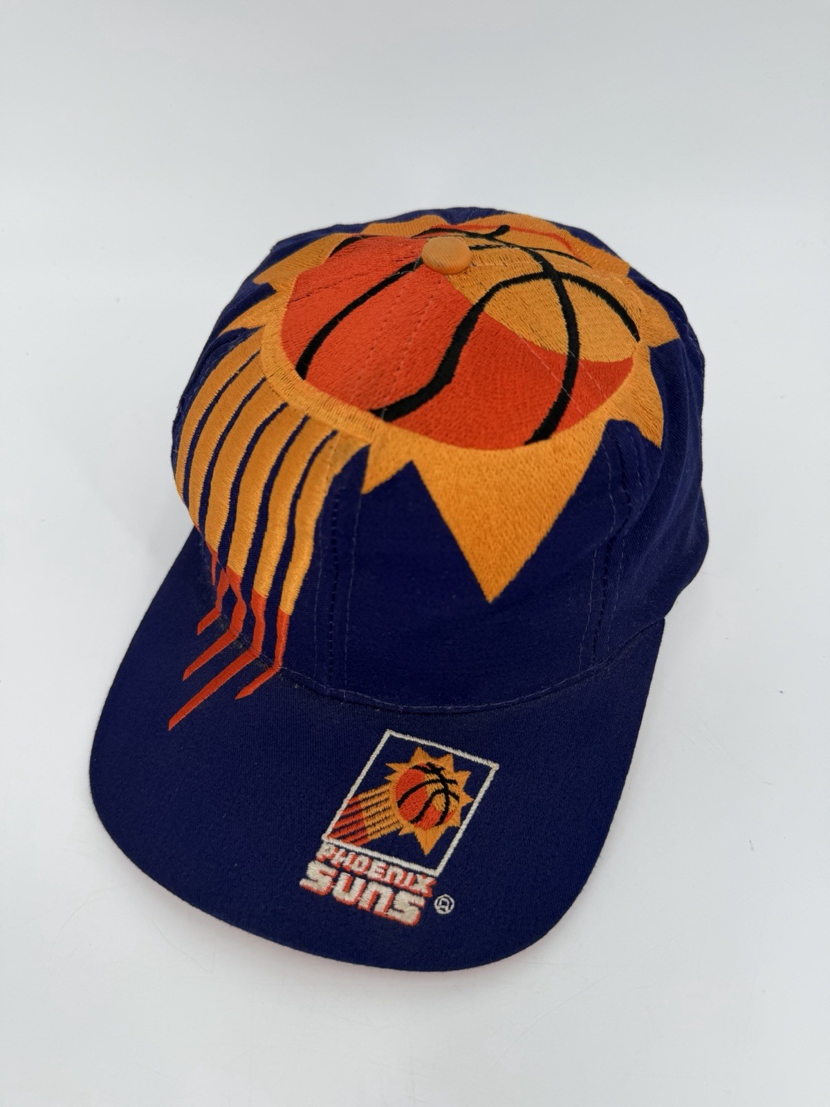 Vintage The Game Phoenix Suns NBA Hat Snapback Big Logo Mens Purple RARE view 2