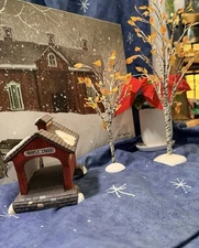 Department 56 Village Accessories “ Red Covered Bridge. “