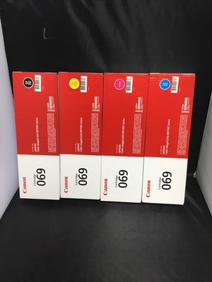 Genuine Canon 069 Toner Cartridges (BLACK/CYAN/MAGENTA/YELLOW) 4