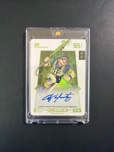 Gar 10/25 Auto Bo Jackson Battle Arena Inspired Ink 165 Glow EMA-4 2026 Foil