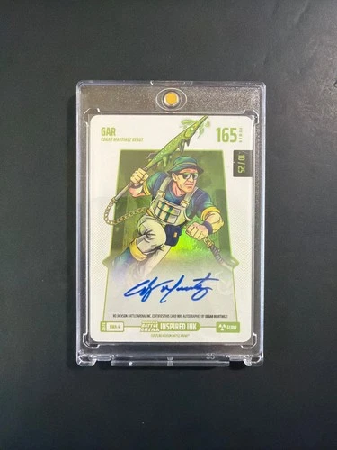 Gar 10/25 Auto Bo Jackson Battle Arena Inspired Ink 165 Glow EMA-4 2026 Foil