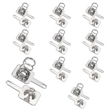 10Pcs Battery Spring Contact 7 x 7mm Positive Negative Unipolar, Two Way