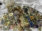 HUGE Vintage Mixed Jewelry Lot Costume Some Gold Filled Sterling Silver 4lbs
