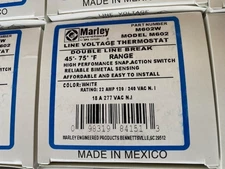 Marley M602W Qmark Electric Line Voltage Wall Thermostat (NEW)