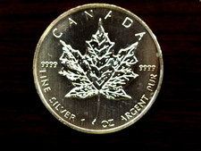 2013 CANADA MAPLE LEAF 1 OZ .9999 FINE SILVER