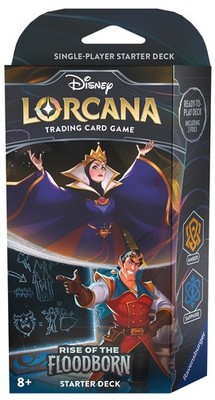 Disney Lorcana: Rise of the Floodborn - Amber & Sapphire Starter Deck ENGLISCH!