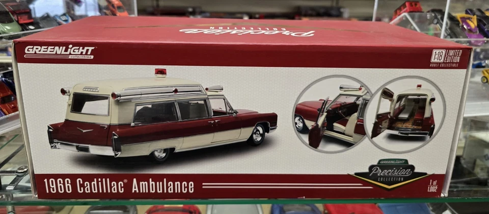 Ambulancia Cadillac 1966 Greenlight Collectibles Precision Collection 1/18 Foto 3 de 4