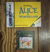 Nintendo Walt Disney's Alice in Wonderland GBC E NTSC-U/C 2000 Manual