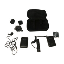 Movo WMX-1 Wireless Lavalier Microphone System Transmitter Receiver Set