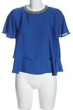 ZARA BASIC Camicetta a maniche corte Donna Camicetta a blusa Taglia IT 38 blu