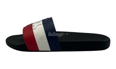 Moncler Basile Pool Slides ''Black TriColour'' (PreOwned)
