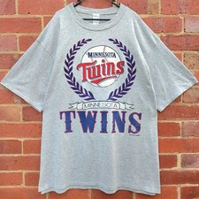 RARE Vintage ARTEX 1988 MINNESOTA TWINS MLB Baseball SINGLE STITCH Sport Shirt