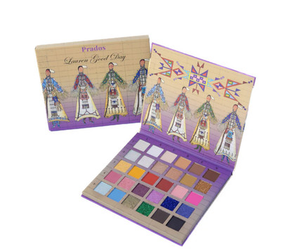 Prados Grand Entry Eyeshadow Palette   30 Rich Shades, Duochrome & Glitter