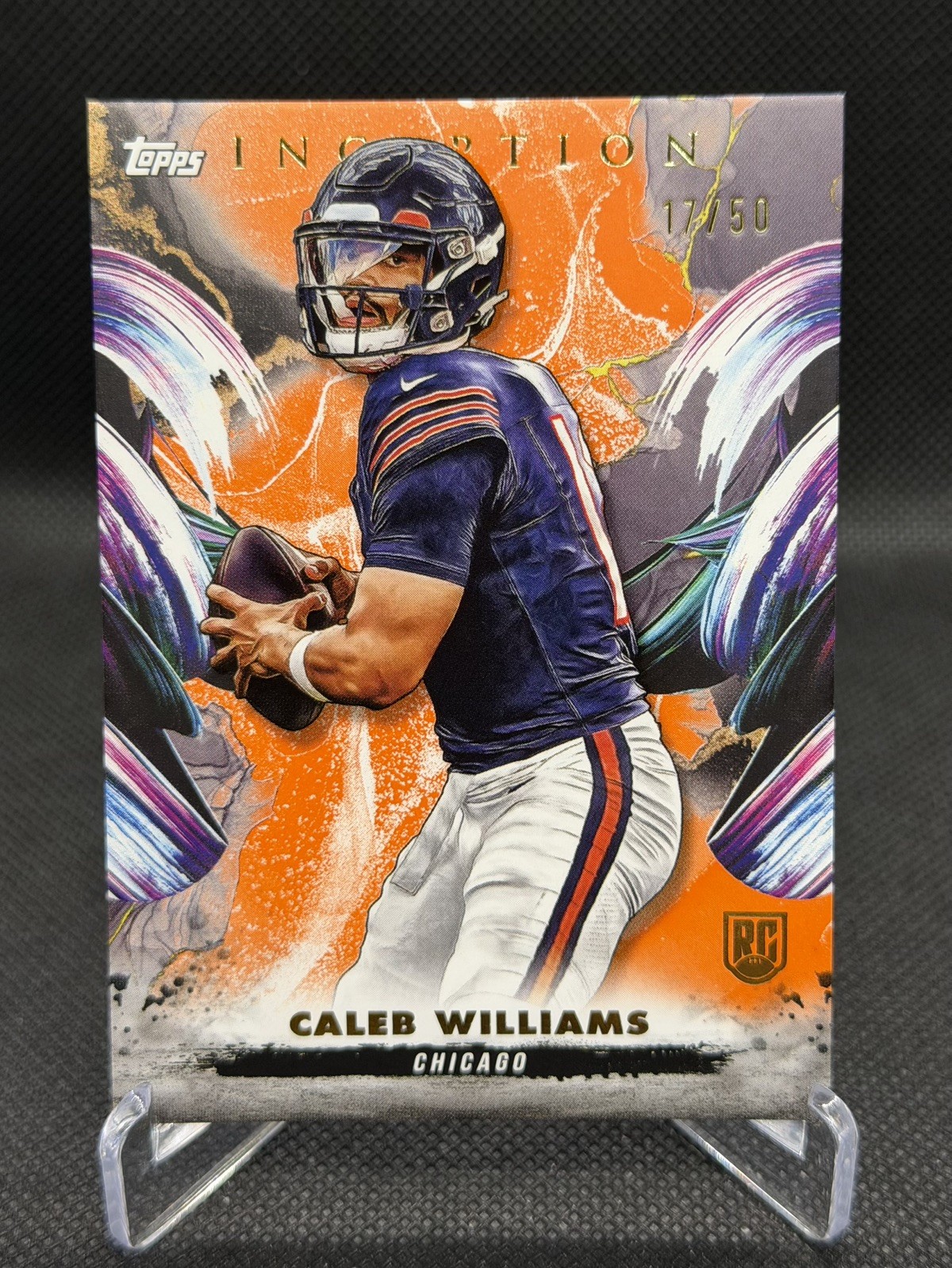 2024 Topps Inception - Caleb Williams RC #157 Orange /50
