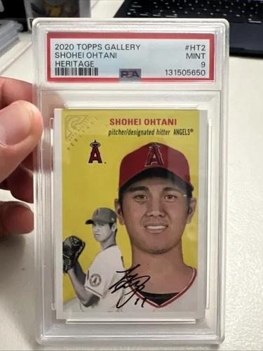 Shohei Ohtani PSA 9 MINT 2020 Topps Gallery Heritage #HT2