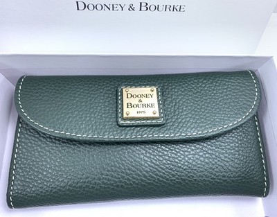 Dooney & Bourke Lucca Leather Continental Clutch Wallet Ivy  Color