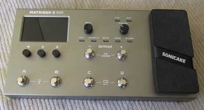 SONICAKE Matribox II Pro Guitar Modeling IR Cabinets Expression Pedal