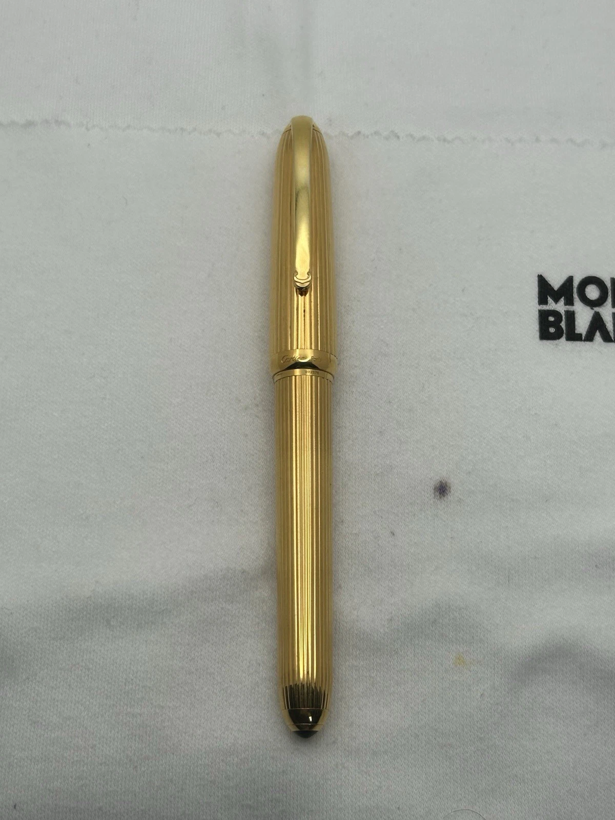 Cartier — Louis Cartier Gold Plated FP, 18K M Nib-Exc. Condition