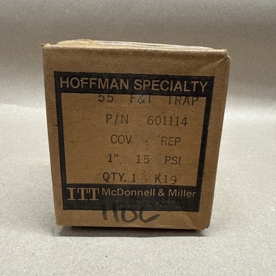 Hoffman ITT 601114 Steam Trap Cover Repair Head Assembly for 55 F&T, 15 PSI, 1''