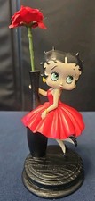 Statuetta statuetta Betty Boop City Girl con fiori 2007 6" resina massiccia NJ Croce 