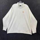 Tennessee Volunteers Pullover Men's XXL White Nike Dri-FIT 1/4 Zip Sweater
