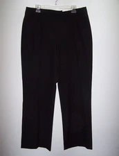 NWT -I.N.C. Deep Black Pants, Comfort Waist, Bootleg Curvy Mid-Rise Size 14