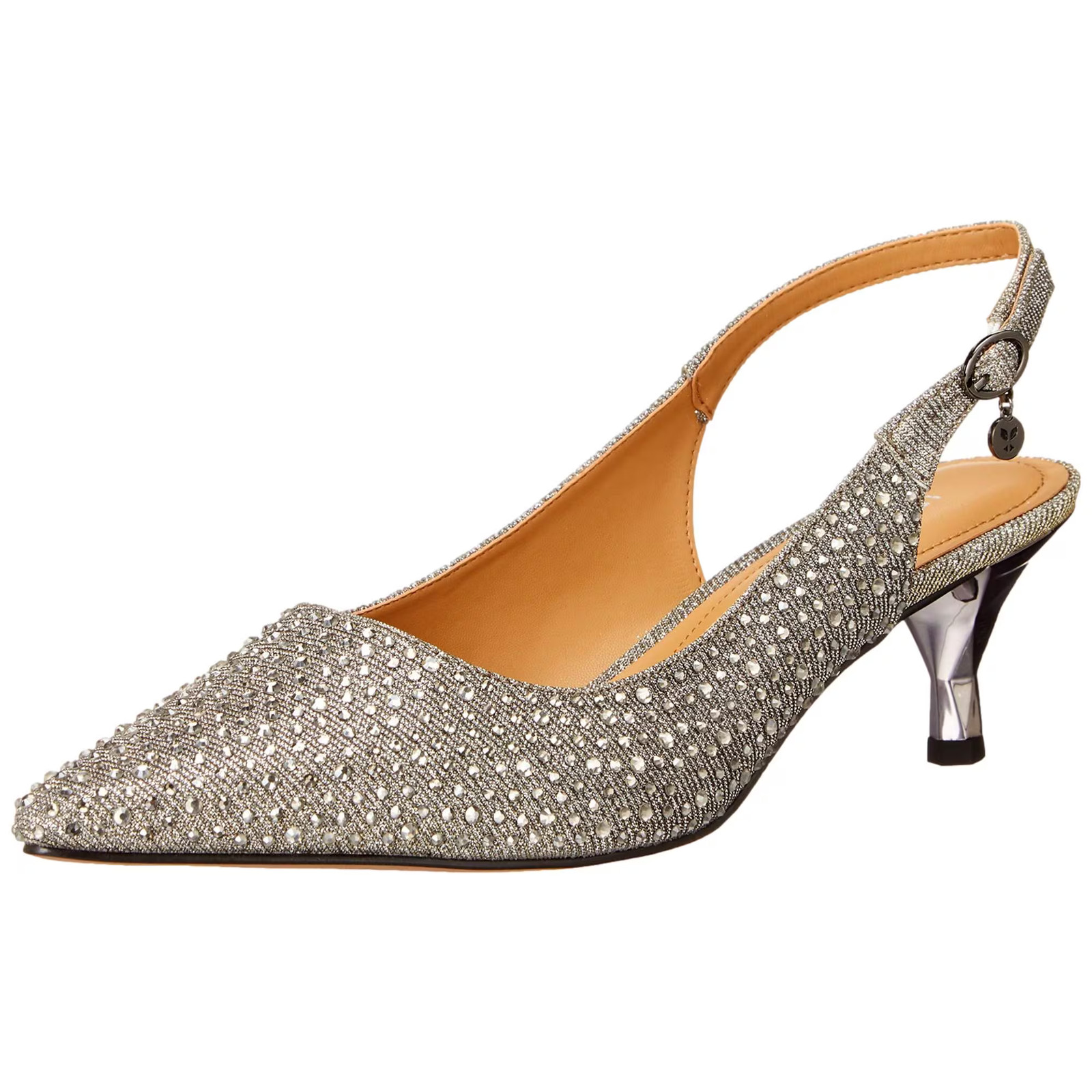 J. Renee Ferryanne Pump Pewter Glitter / Rhinestones FERRYA-GFPEW Women's Size